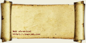 Natalija Abramović vizit kartica